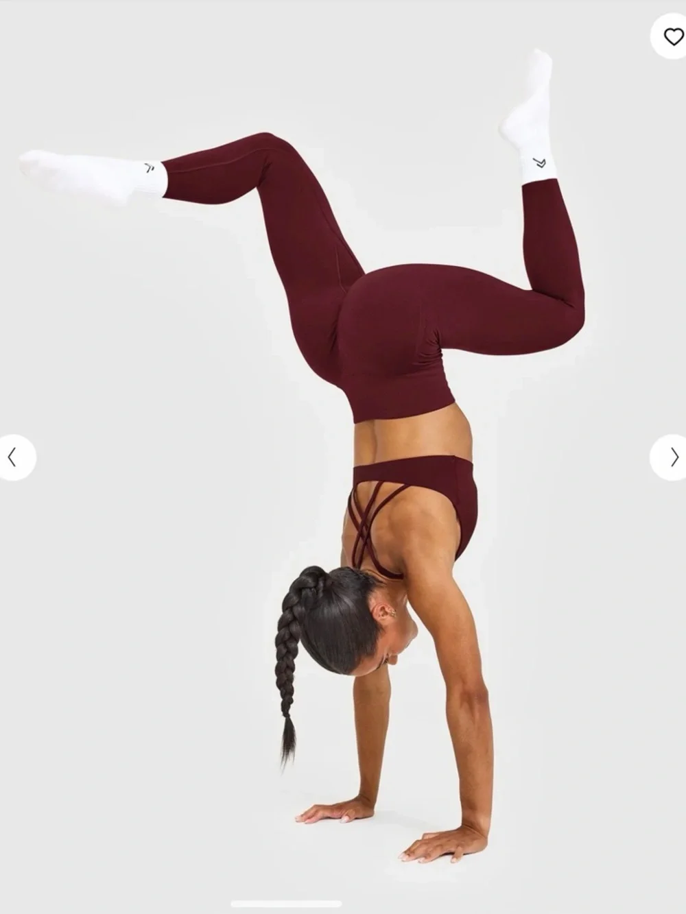 EFFORTLESS SEAMLESS LEGGINGS WITH WHITE LOGO - Picture 5 of 5